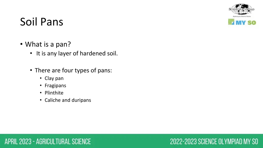 soil pans