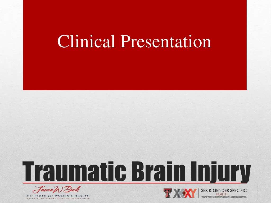 clinical presentation