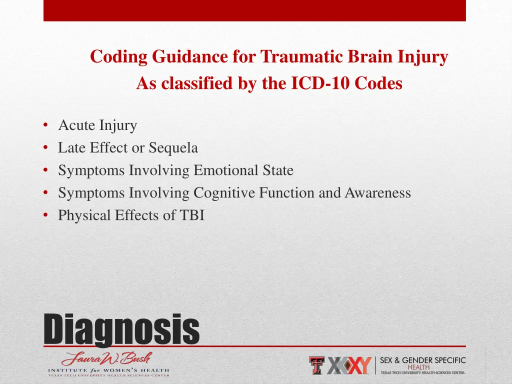 coding guidance for traumatic brain injury