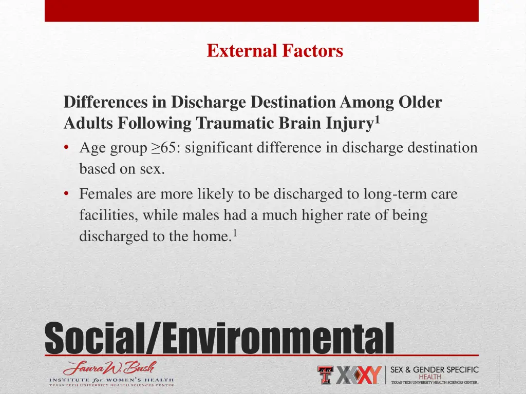 external factors