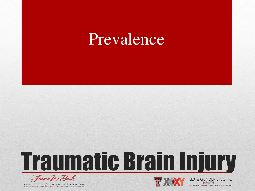 prevalence