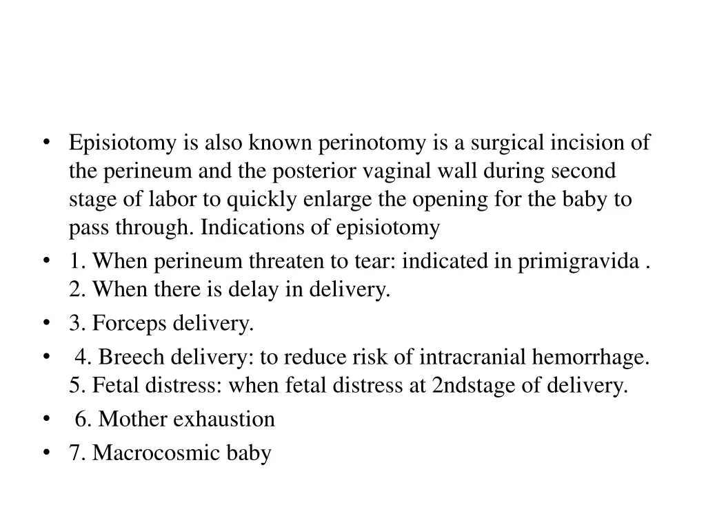episiotomy is also known perinotomy is a surgical