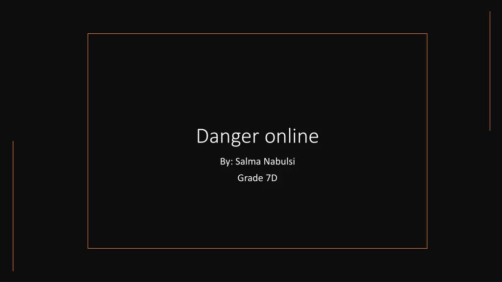 danger online