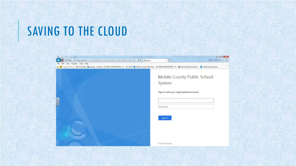 saving to the cloud 5