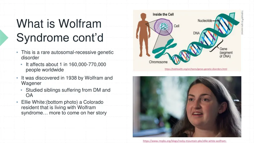 what is wolfram syndrome cont d