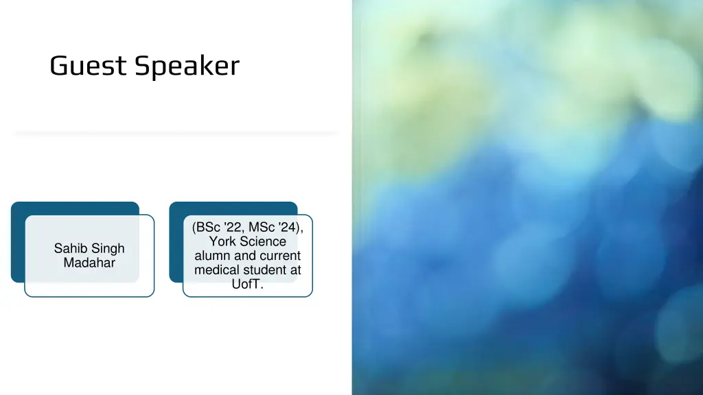 guest speaker