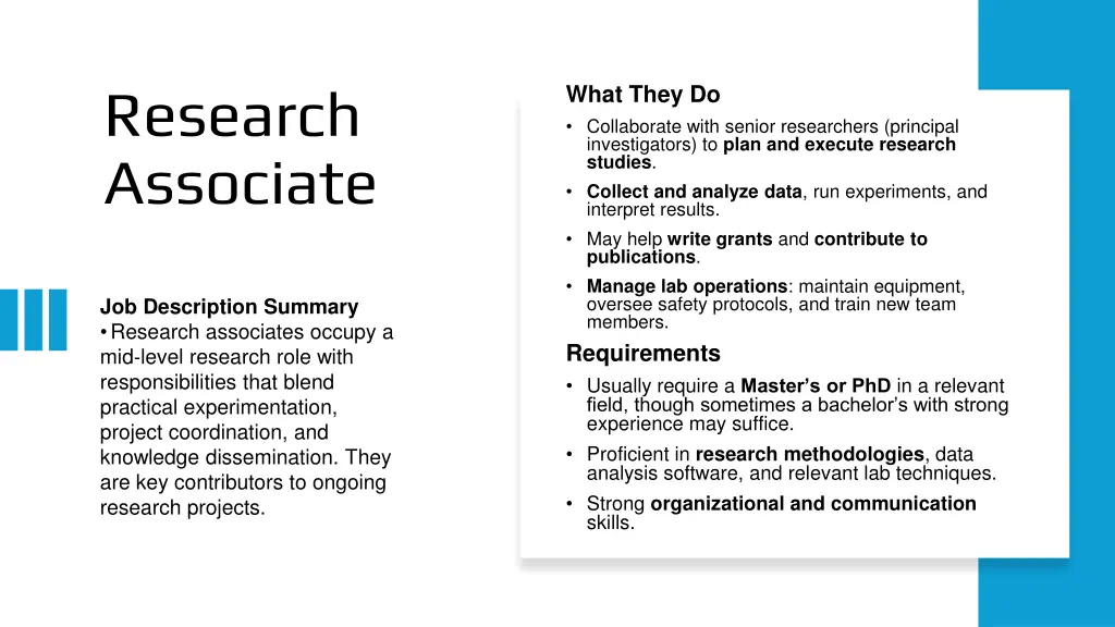 research associate