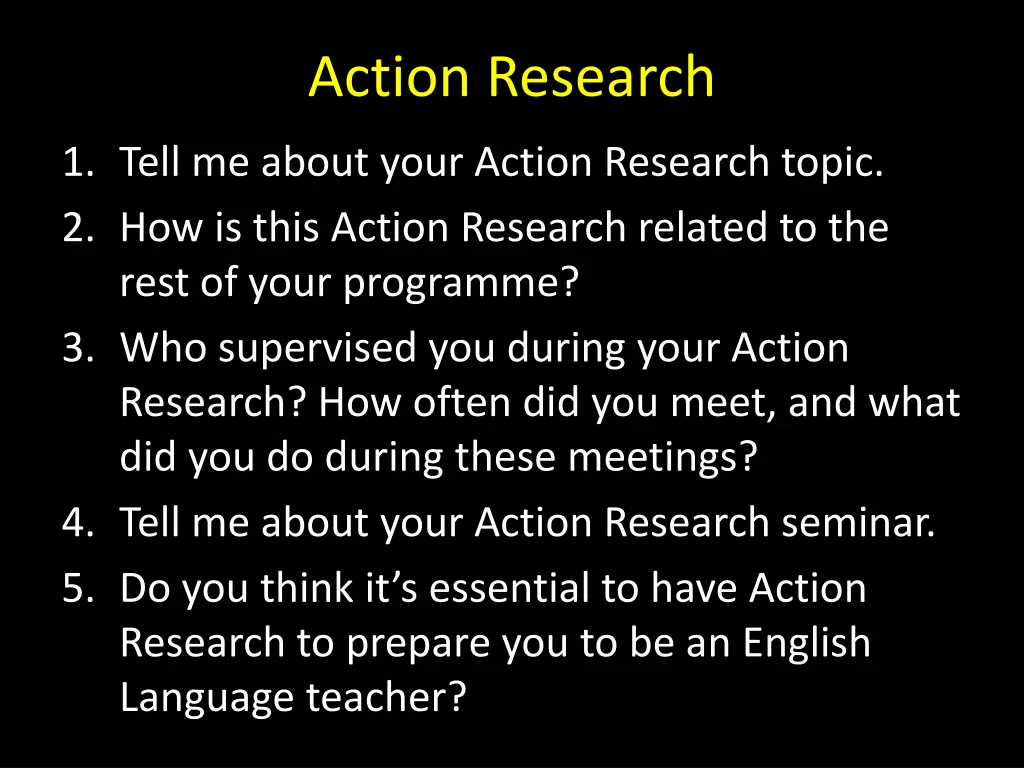 action research