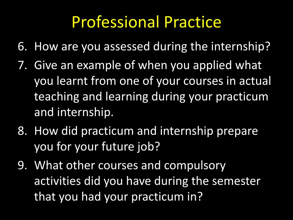 professional practice 1