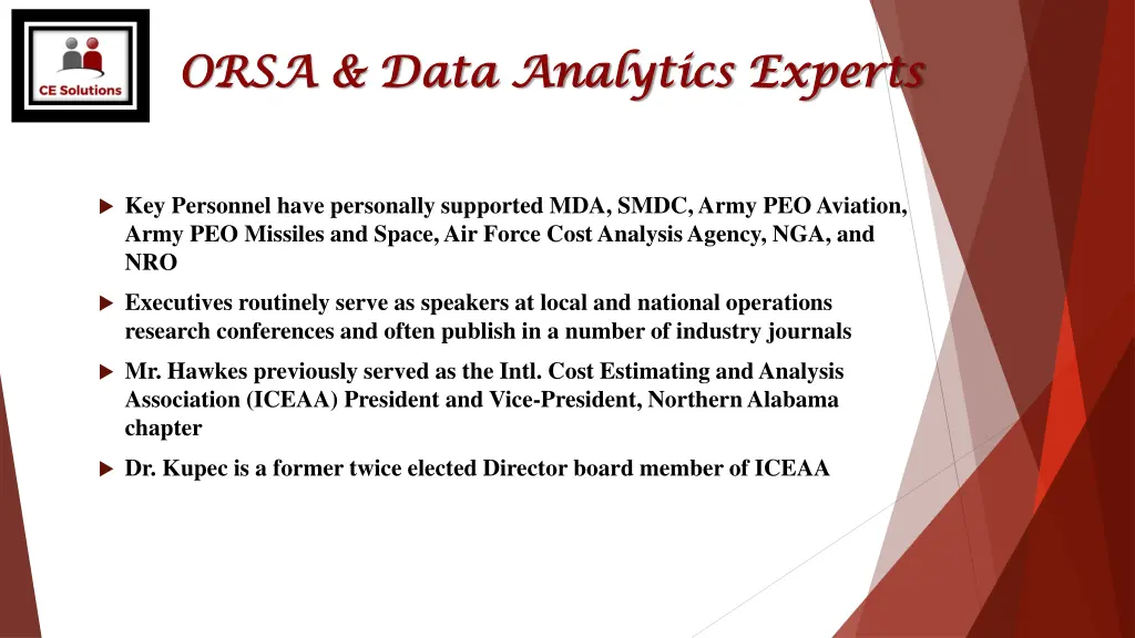 orsa data analytics experts orsa data analytics