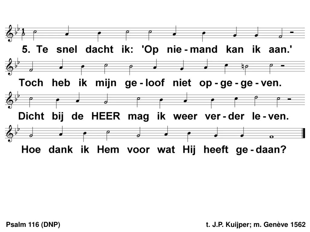 psalm 116 dnp 4