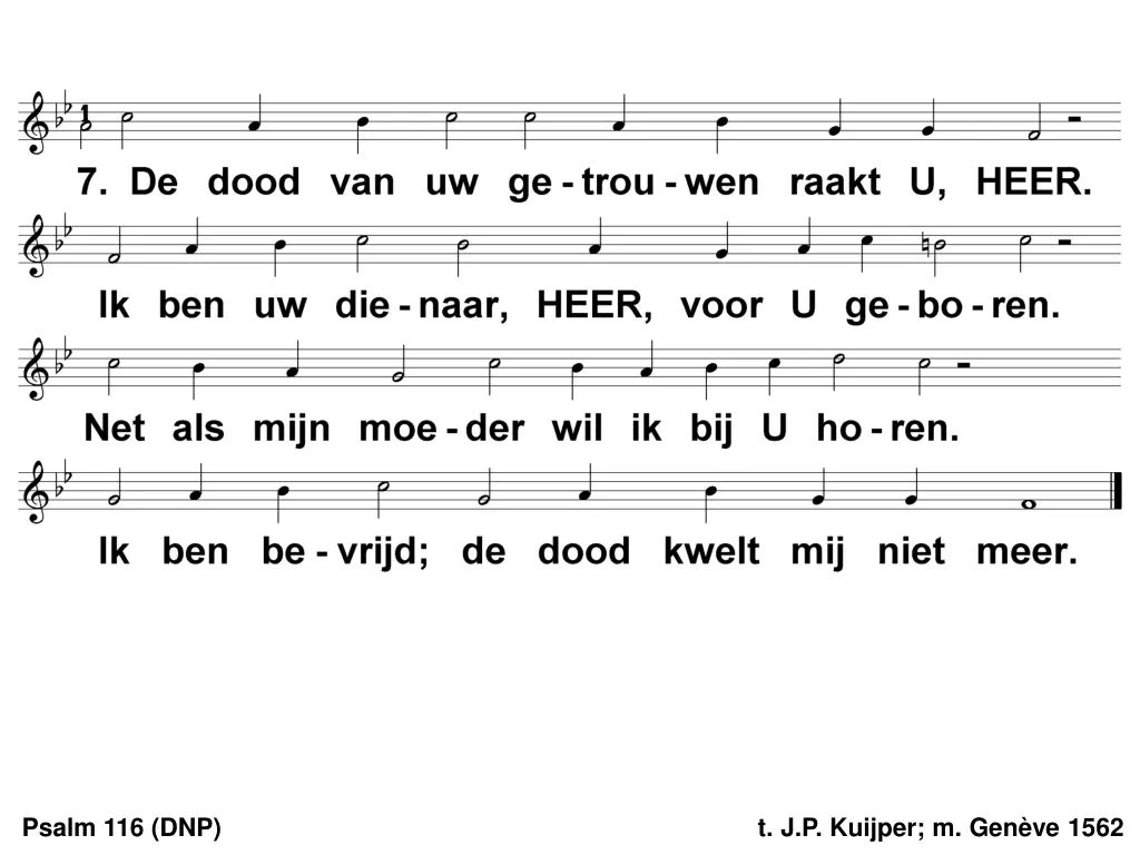 psalm 116 dnp 6