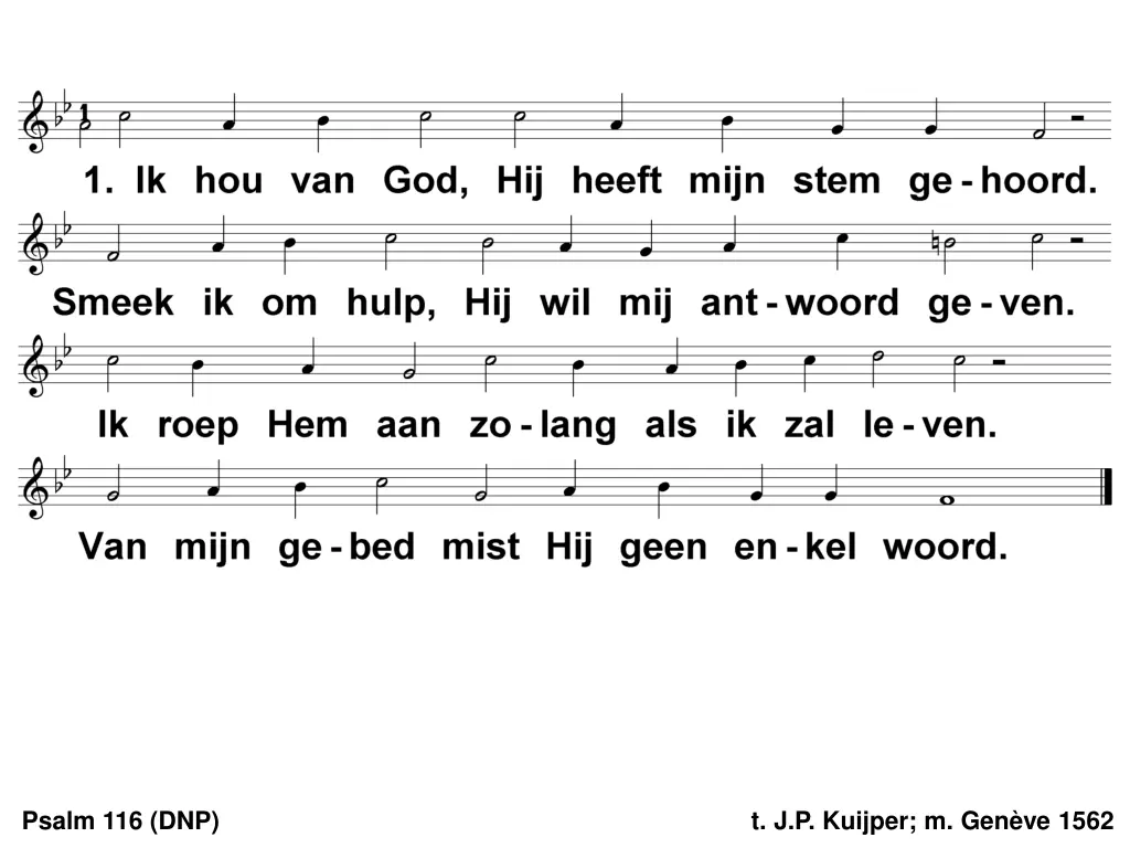 psalm 116 dnp