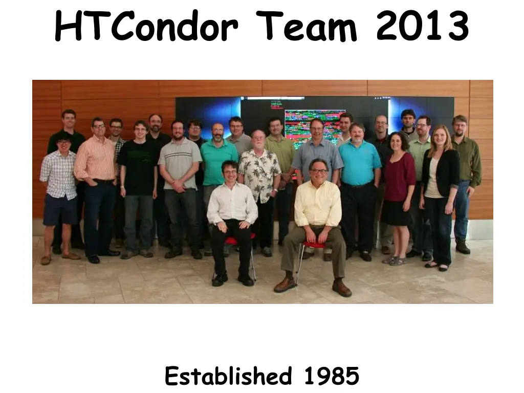 htcondor team 2013