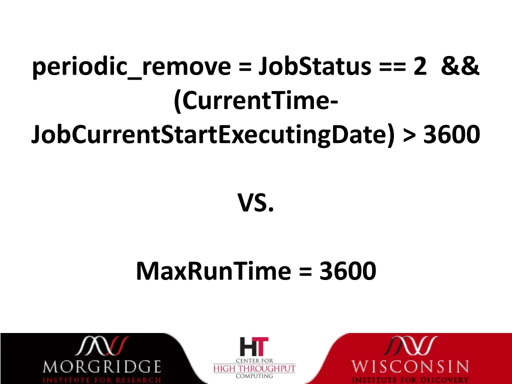 periodic remove jobstatus 2 currenttime