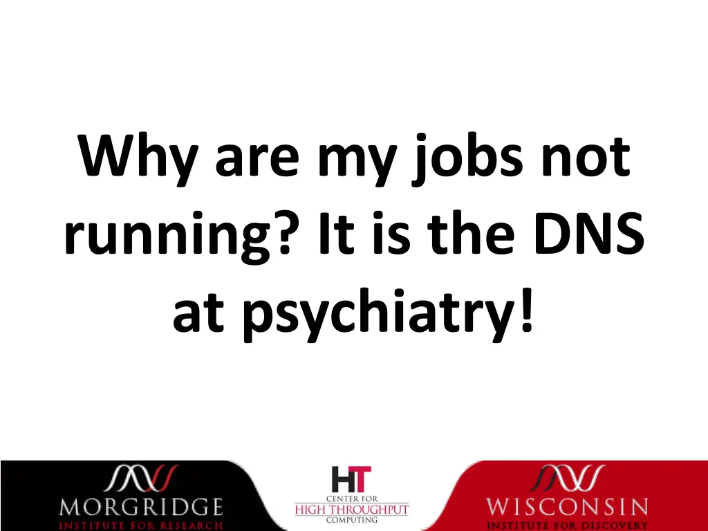 why are my jobs not running