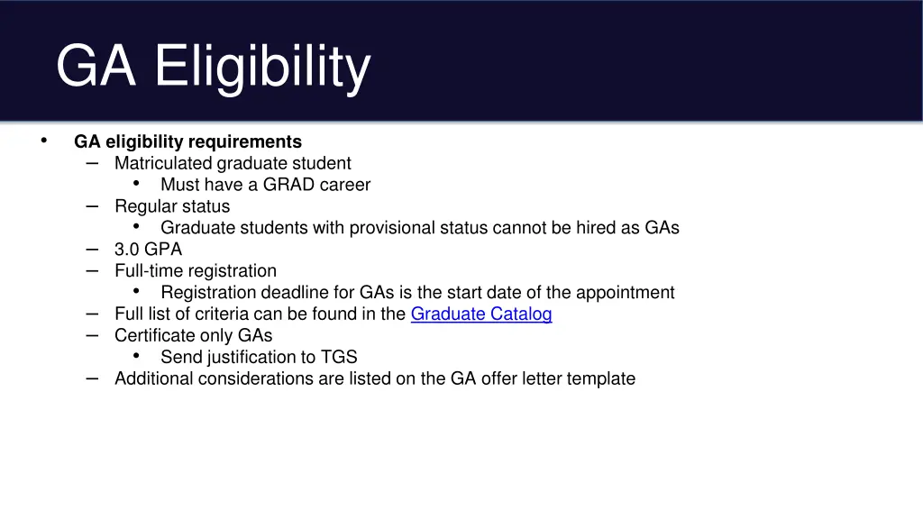 ga eligibility