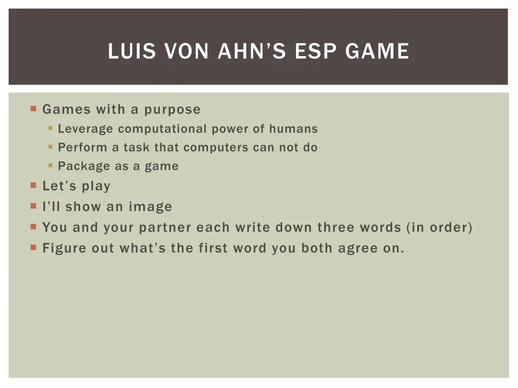 luis von ahn s esp game