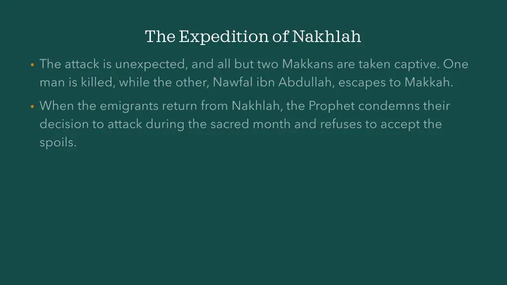 the expedition of nakhlah 1