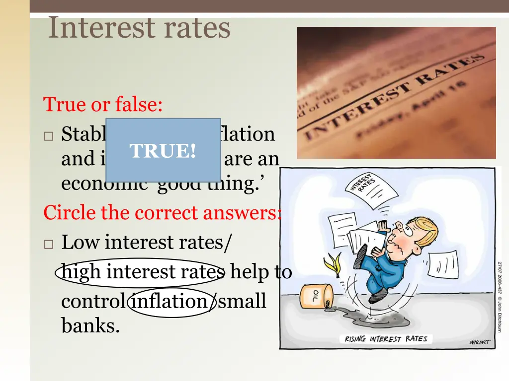 interest rates