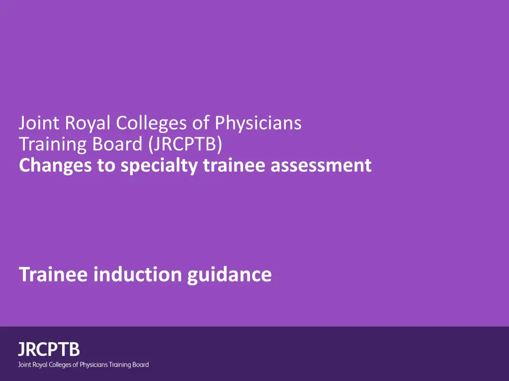 joint royal colleges of physicians training board