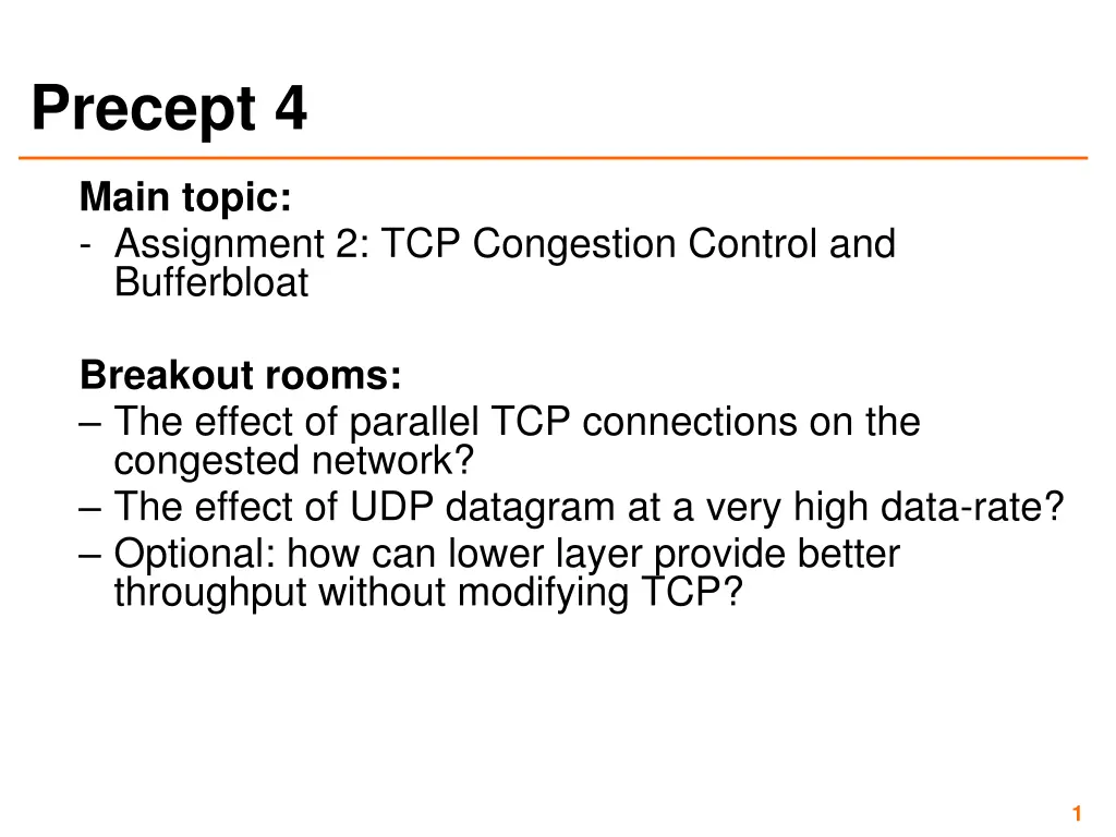 precept 4