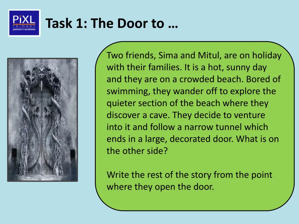 task 1 the door to