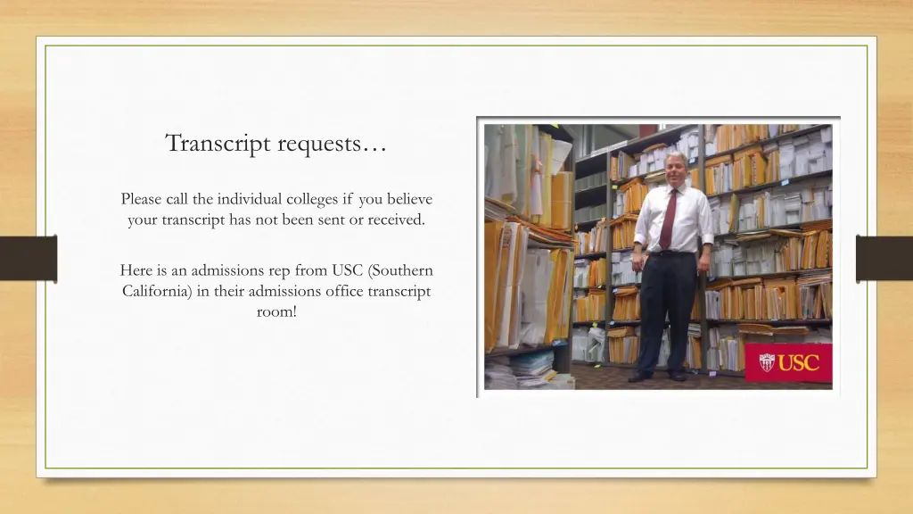 transcript requests