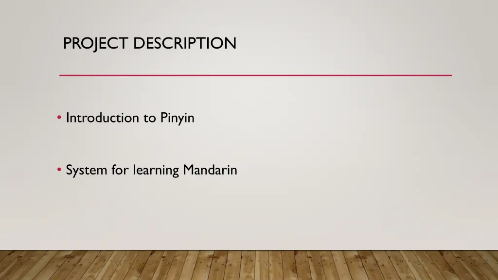 project description