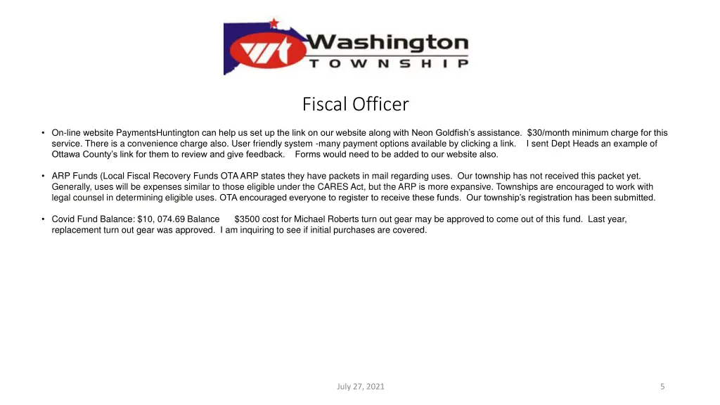 fiscal officer