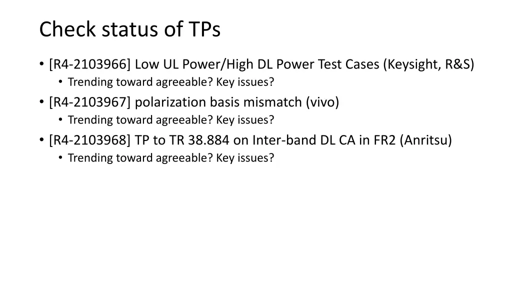 check status of tps