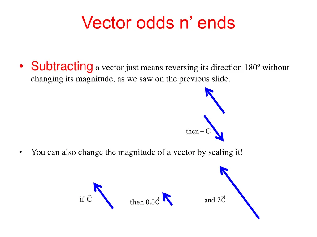 vector odds n ends