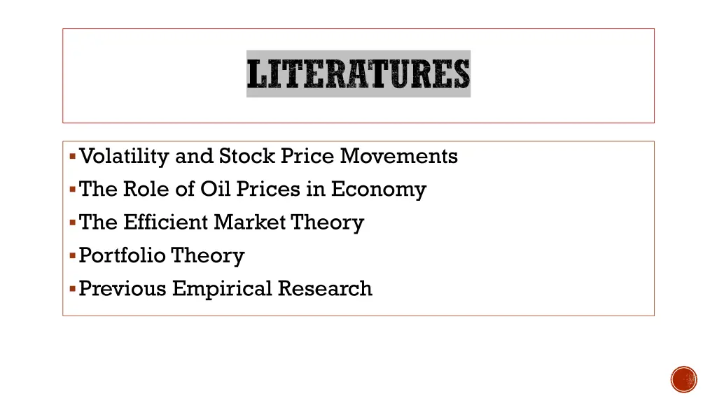 literatures