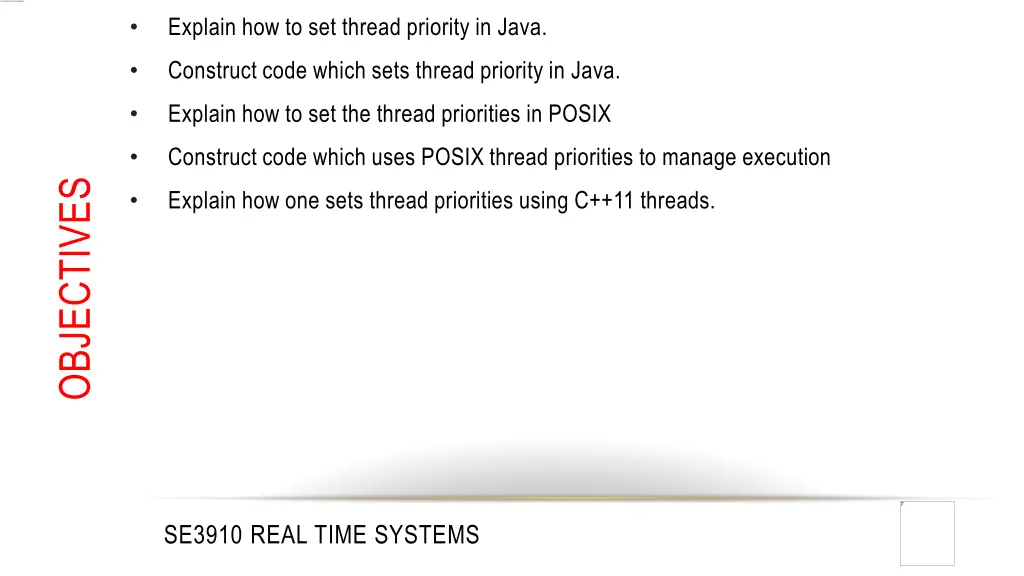 explain how to set thread priority in java