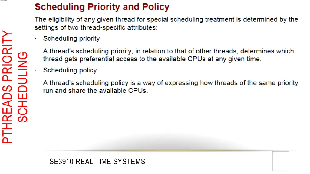 pthreads priority