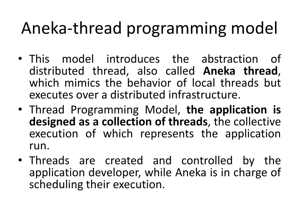 aneka thread programming model