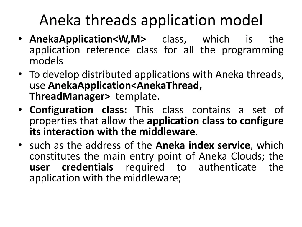aneka threads application model anekaapplication