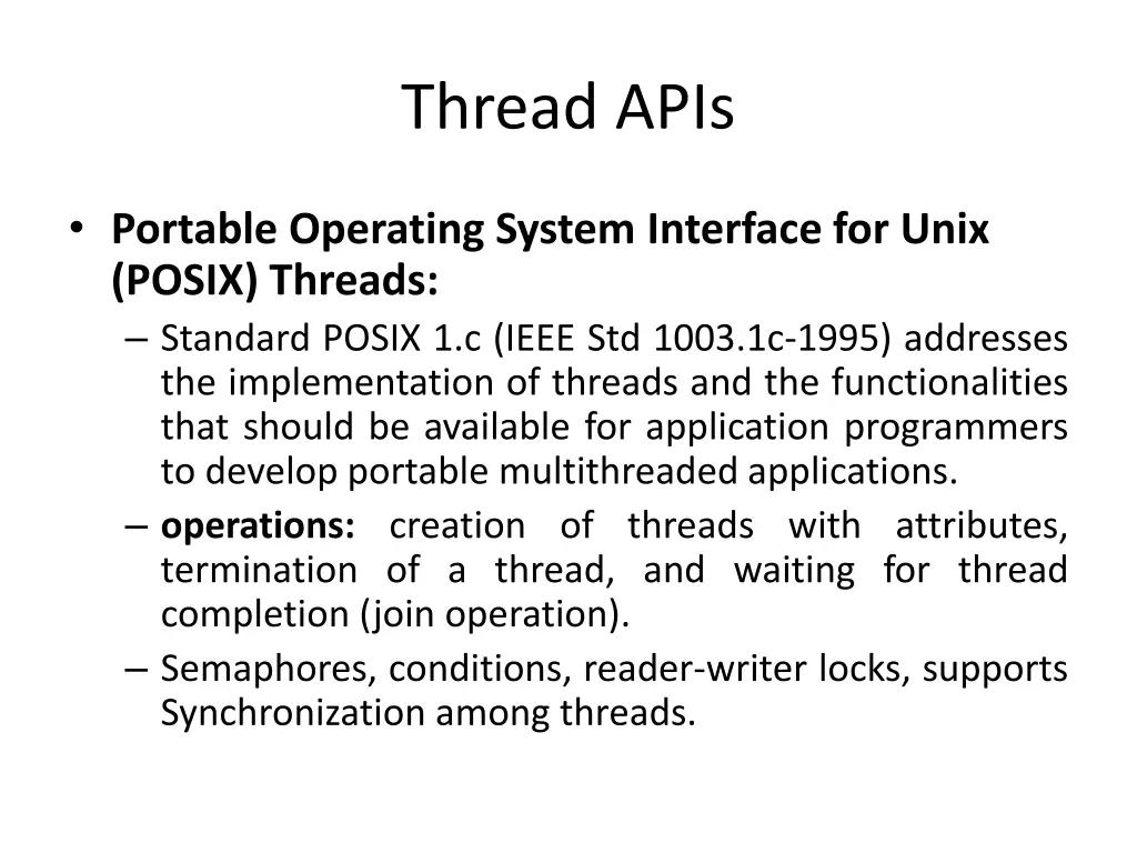thread apis