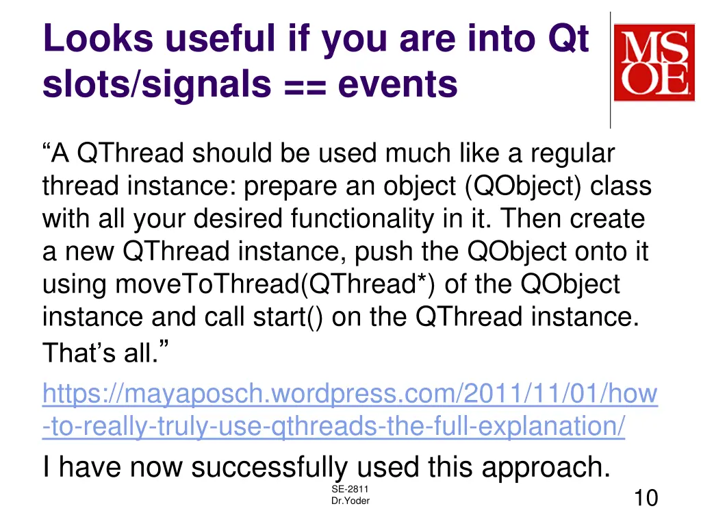 looks useful if you are into qt slots signals