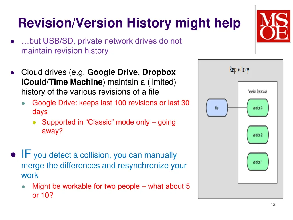 revision version history might help