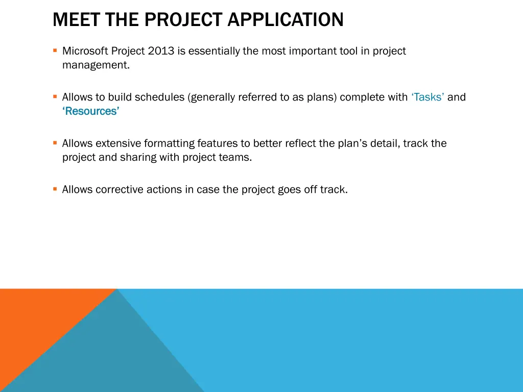 meet the project application