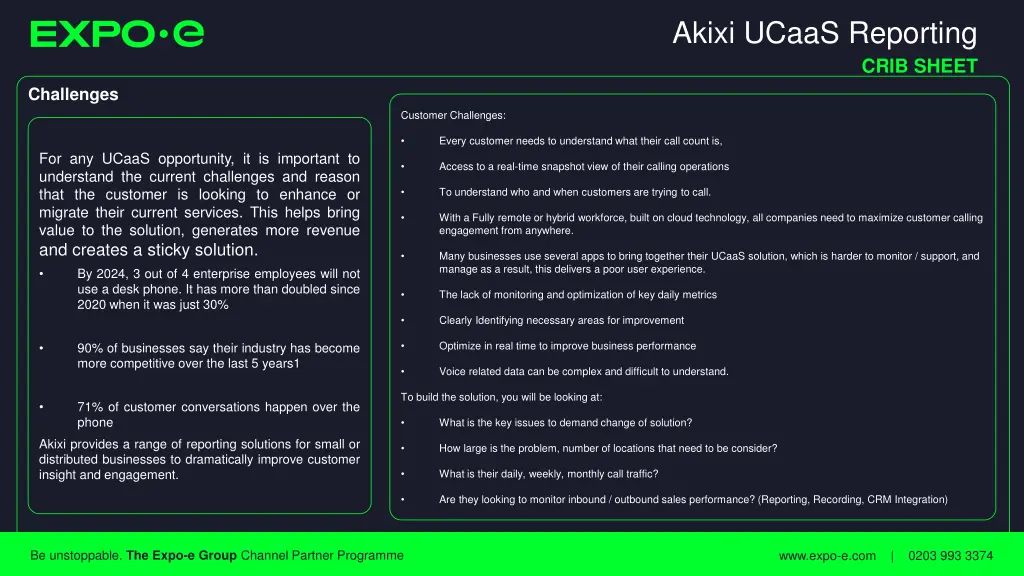 akixi ucaas reporting