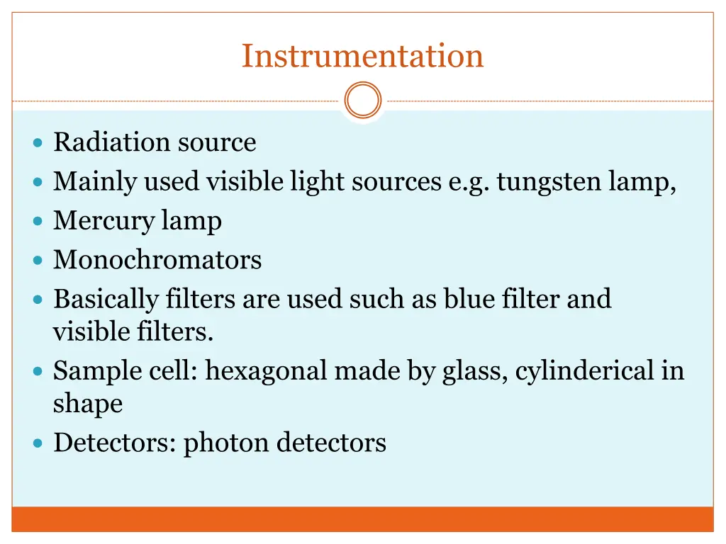 instrumentation