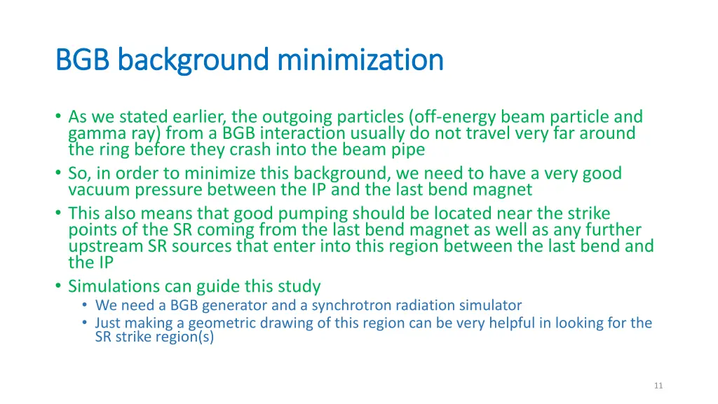 bgb background minimization bgb background
