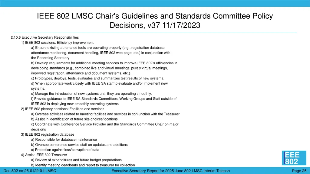 ieee 802 lmsc chair s guidelines and standards