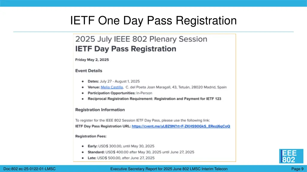 ietf one day pass registration