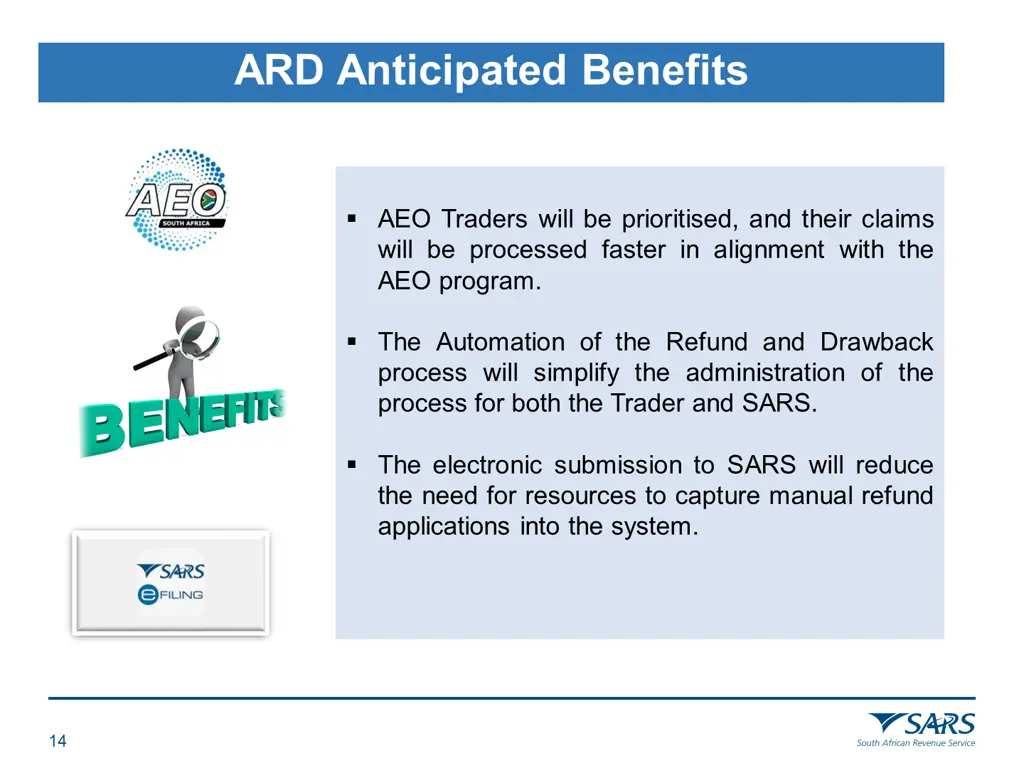 automated refund drawback ard benefits