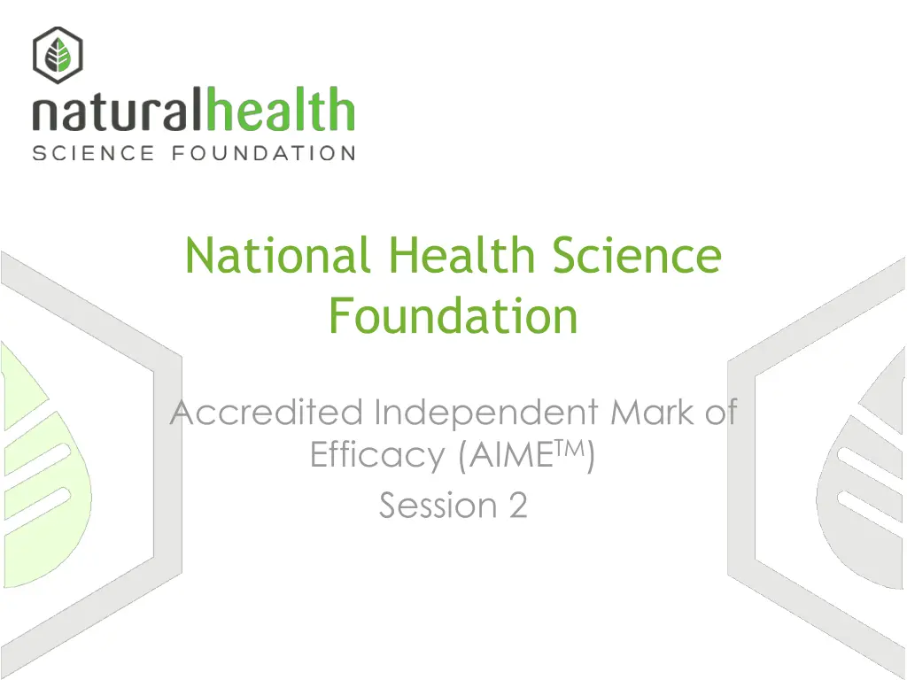 national health science foundation