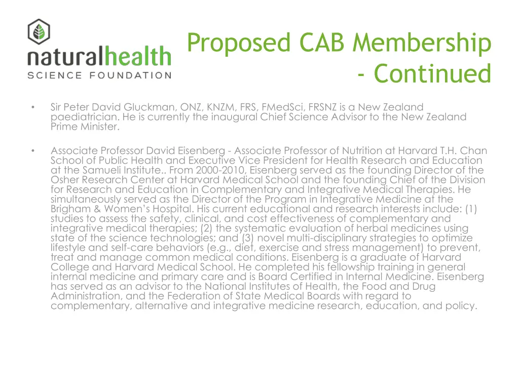proposed cab membership 1