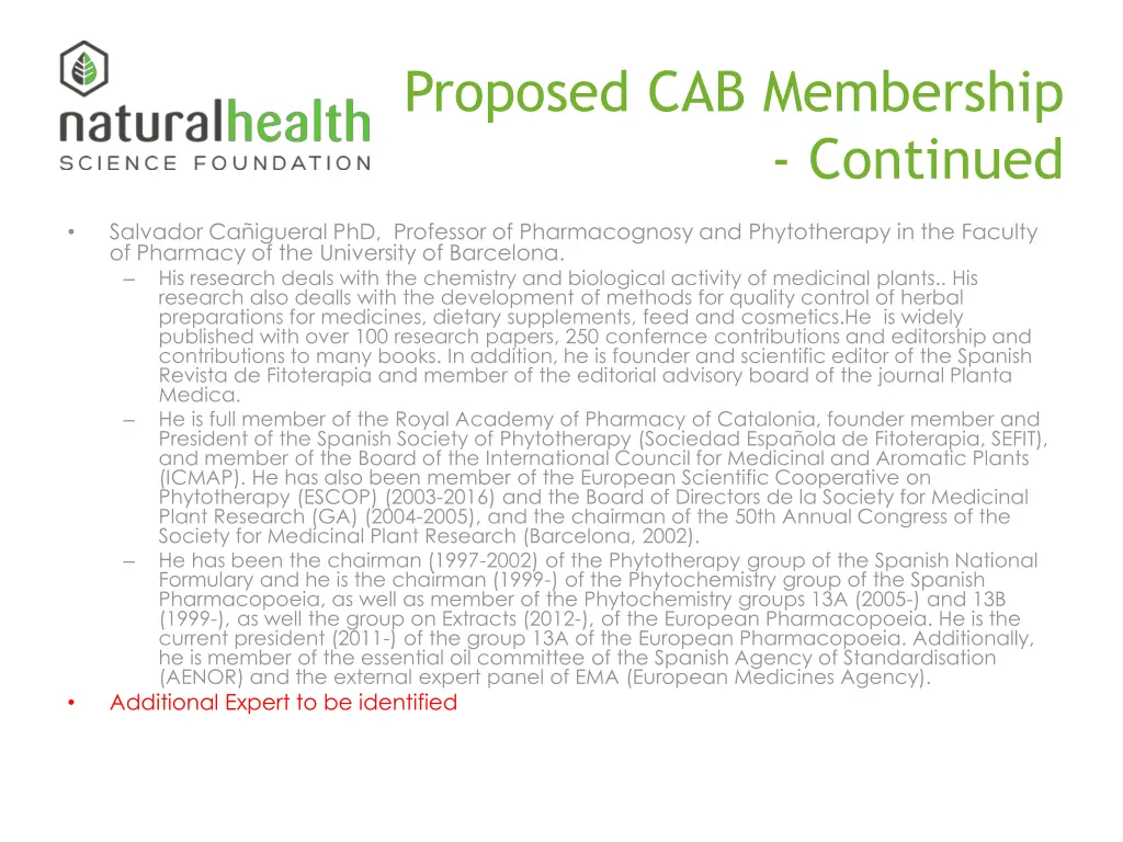 proposed cab membership 2